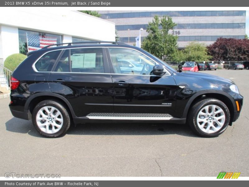 Jet Black / Sand Beige 2013 BMW X5 xDrive 35i Premium