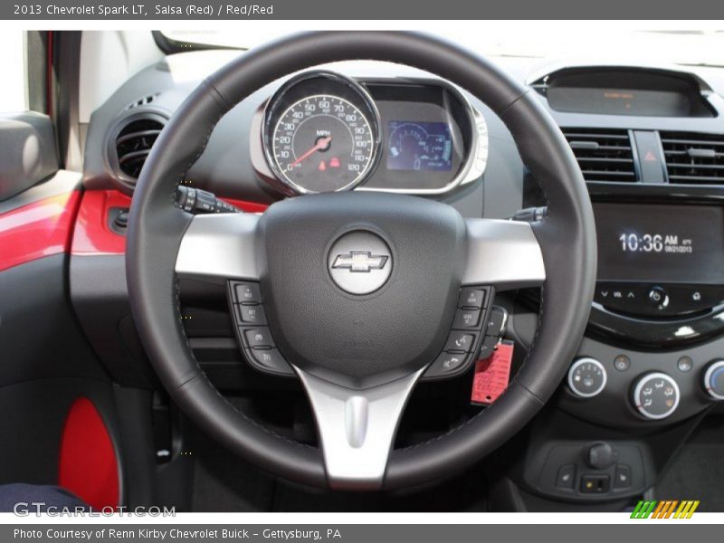 Salsa (Red) / Red/Red 2013 Chevrolet Spark LT
