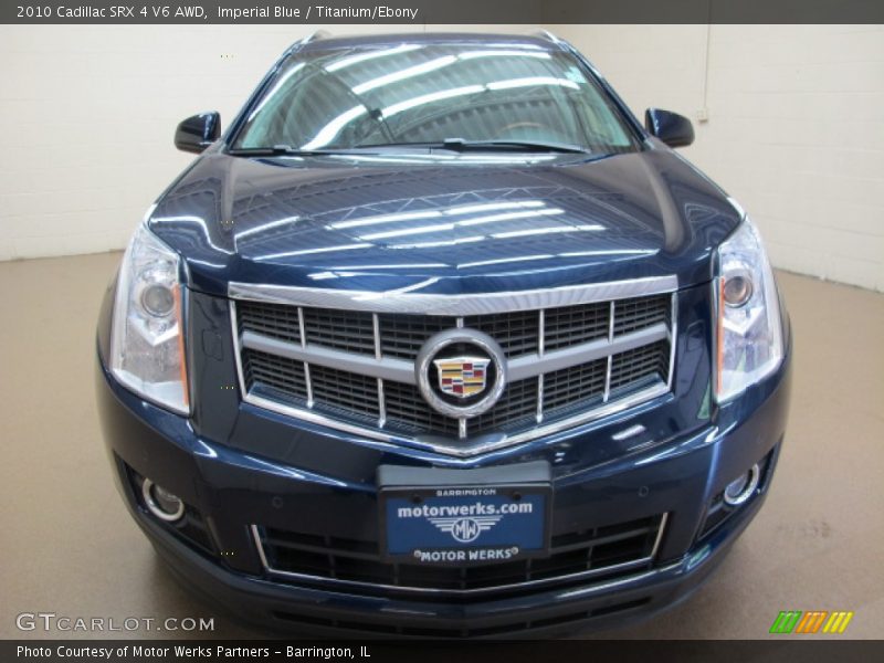 Imperial Blue / Titanium/Ebony 2010 Cadillac SRX 4 V6 AWD