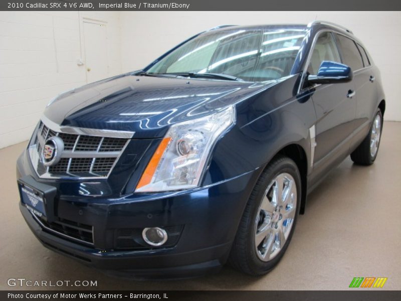 Imperial Blue / Titanium/Ebony 2010 Cadillac SRX 4 V6 AWD