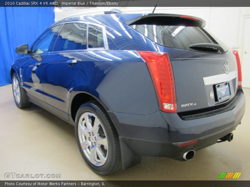 Imperial Blue / Titanium/Ebony 2010 Cadillac SRX 4 V6 AWD