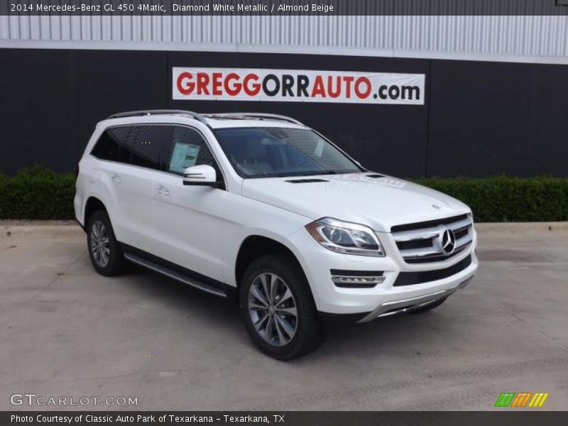 Diamond White Metallic / Almond Beige 2014 Mercedes-Benz GL 450 4Matic