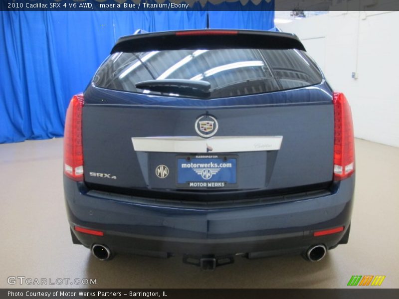 Imperial Blue / Titanium/Ebony 2010 Cadillac SRX 4 V6 AWD