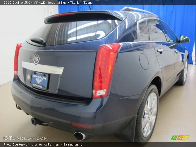 Imperial Blue / Titanium/Ebony 2010 Cadillac SRX 4 V6 AWD