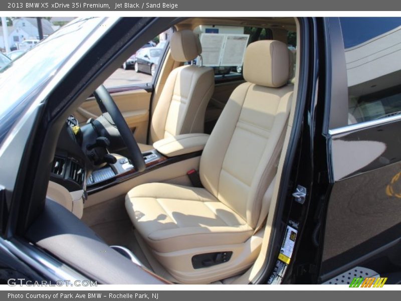 Jet Black / Sand Beige 2013 BMW X5 xDrive 35i Premium