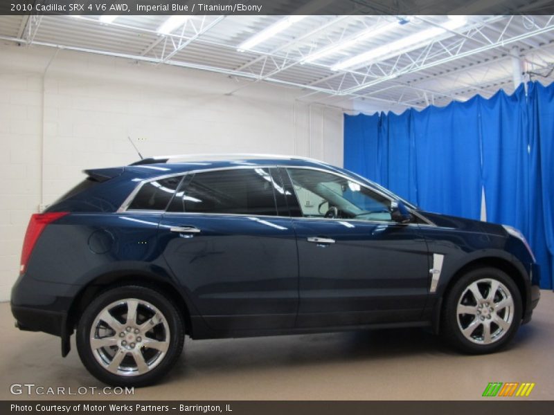Imperial Blue / Titanium/Ebony 2010 Cadillac SRX 4 V6 AWD