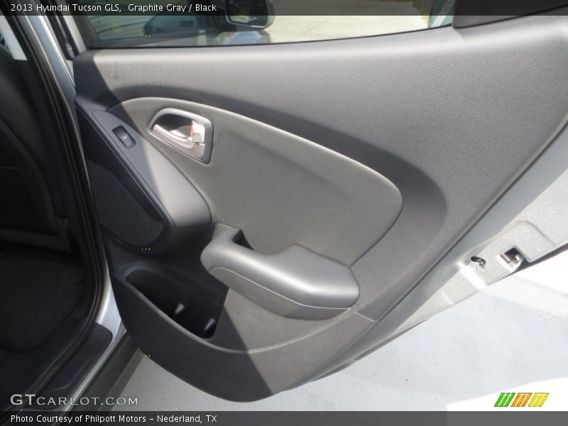 Graphite Gray / Black 2013 Hyundai Tucson GLS
