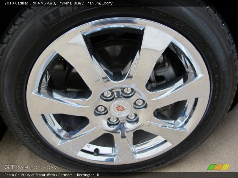 Imperial Blue / Titanium/Ebony 2010 Cadillac SRX 4 V6 AWD