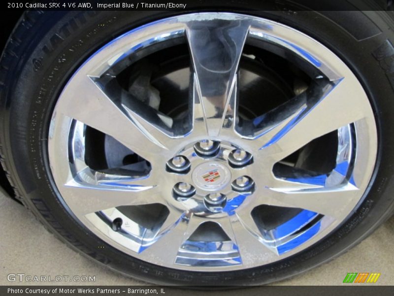 Imperial Blue / Titanium/Ebony 2010 Cadillac SRX 4 V6 AWD