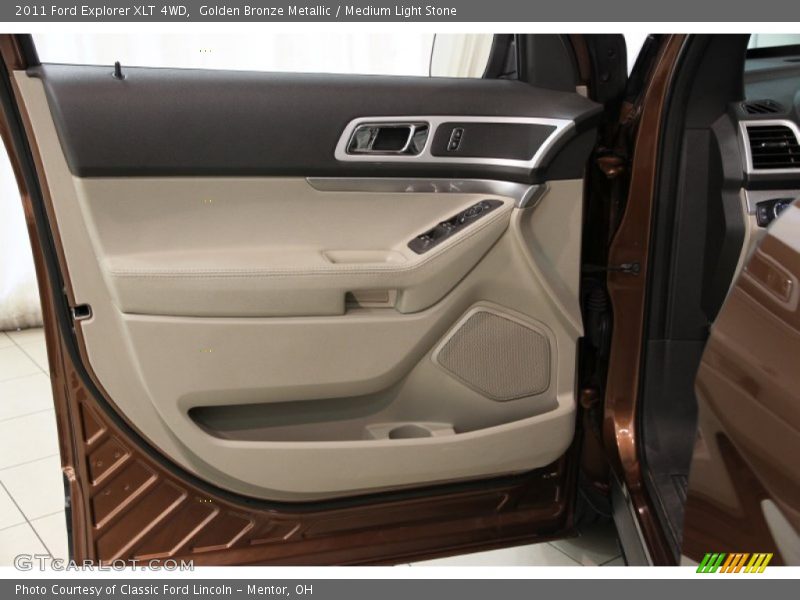 Golden Bronze Metallic / Medium Light Stone 2011 Ford Explorer XLT 4WD