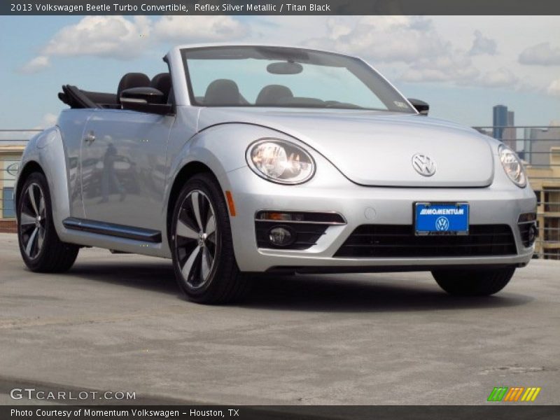 Reflex Silver Metallic / Titan Black 2013 Volkswagen Beetle Turbo Convertible