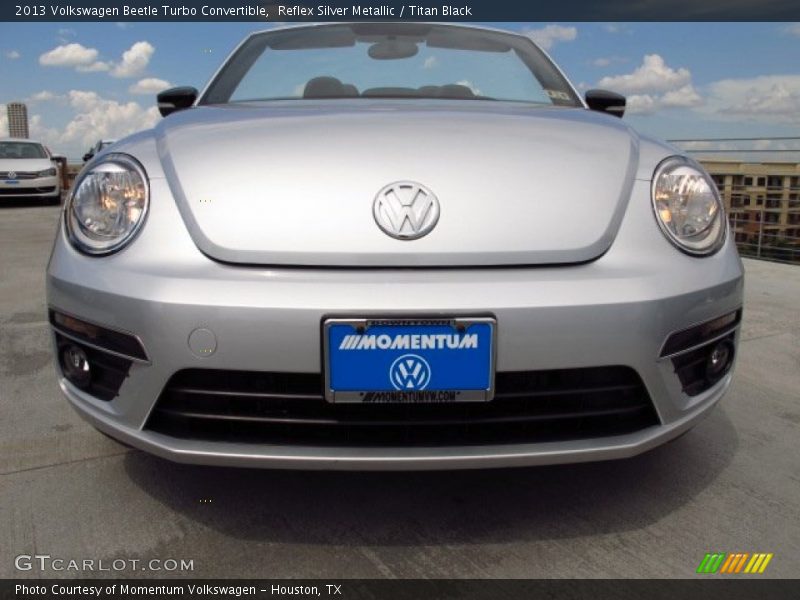 Reflex Silver Metallic / Titan Black 2013 Volkswagen Beetle Turbo Convertible