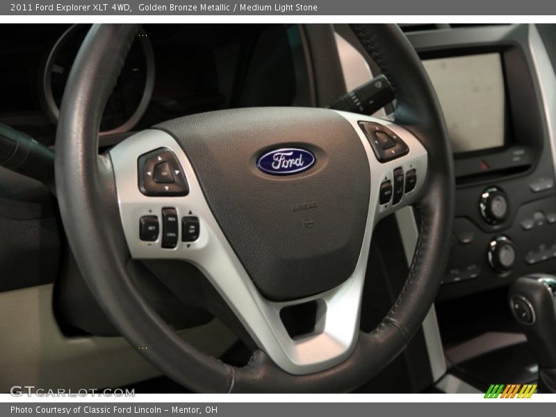 Golden Bronze Metallic / Medium Light Stone 2011 Ford Explorer XLT 4WD