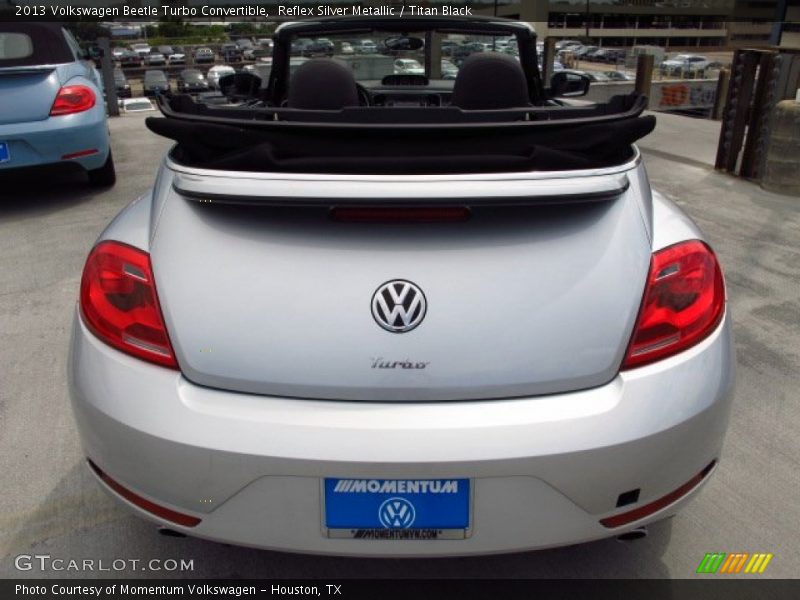 Reflex Silver Metallic / Titan Black 2013 Volkswagen Beetle Turbo Convertible