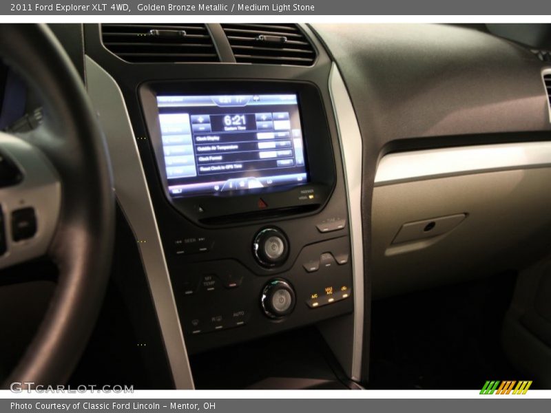Golden Bronze Metallic / Medium Light Stone 2011 Ford Explorer XLT 4WD