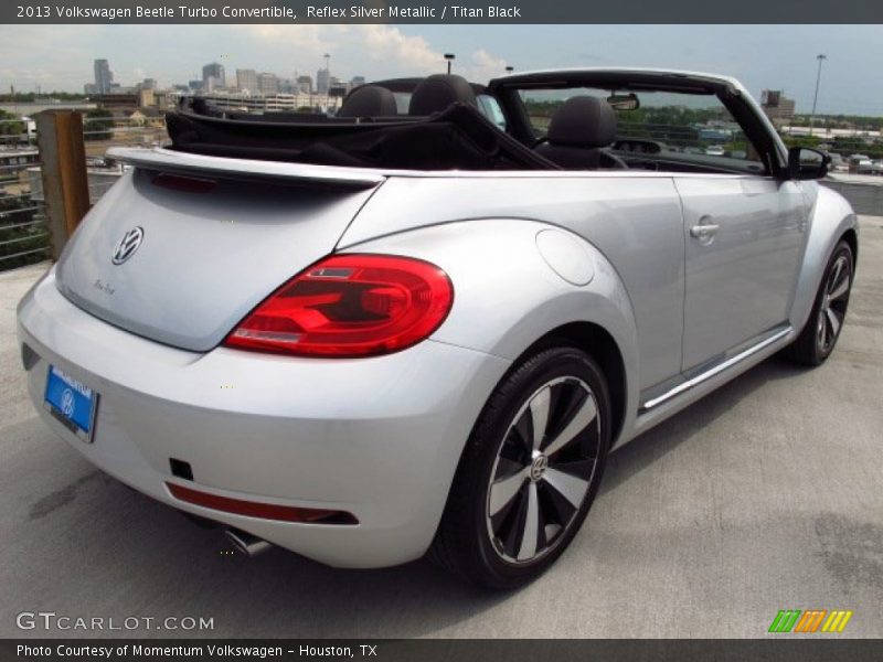 Reflex Silver Metallic / Titan Black 2013 Volkswagen Beetle Turbo Convertible