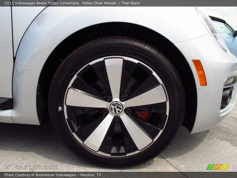Reflex Silver Metallic / Titan Black 2013 Volkswagen Beetle Turbo Convertible