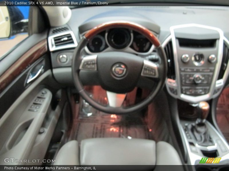 Imperial Blue / Titanium/Ebony 2010 Cadillac SRX 4 V6 AWD