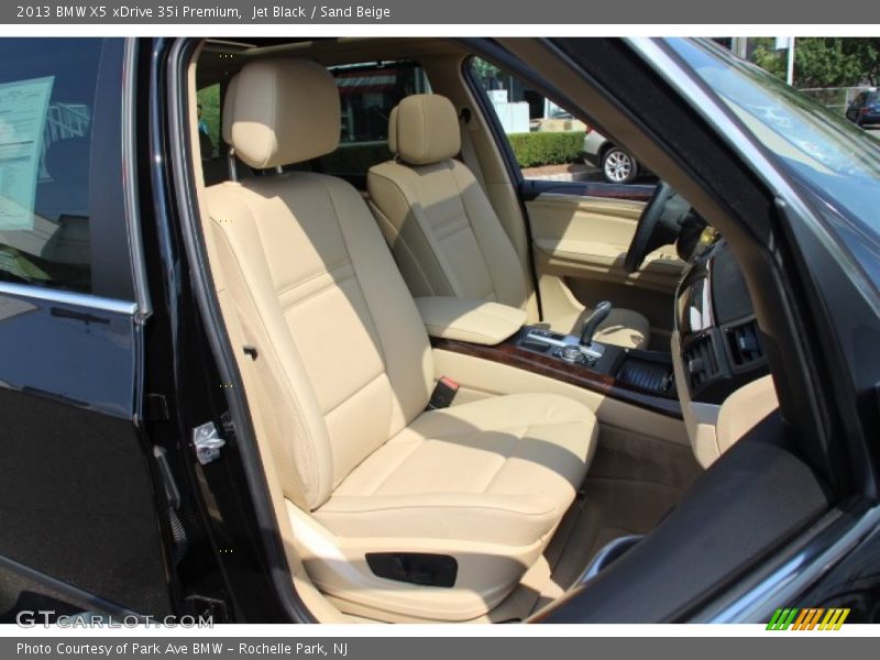 Jet Black / Sand Beige 2013 BMW X5 xDrive 35i Premium