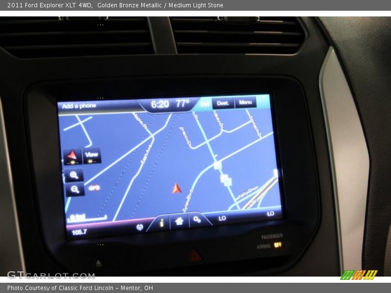 Golden Bronze Metallic / Medium Light Stone 2011 Ford Explorer XLT 4WD