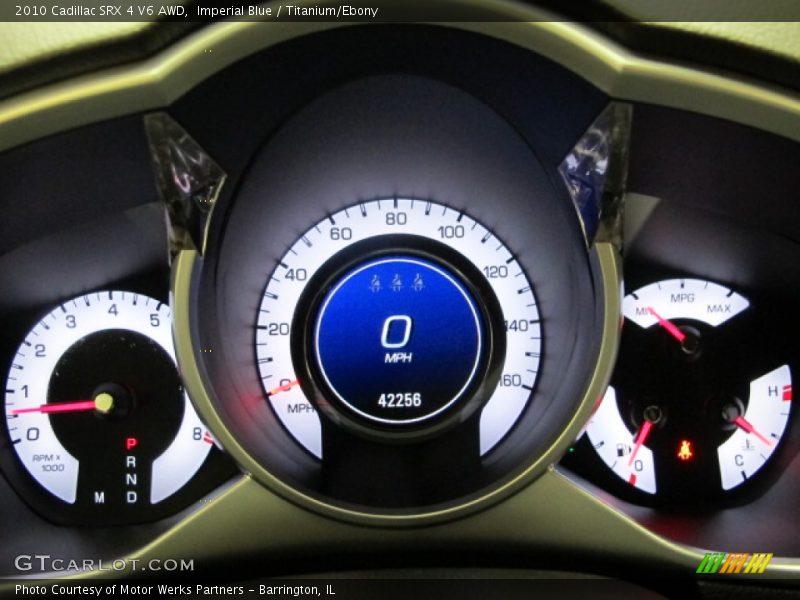 Imperial Blue / Titanium/Ebony 2010 Cadillac SRX 4 V6 AWD