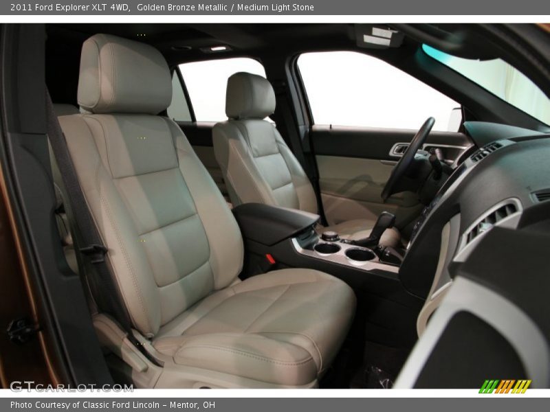 Golden Bronze Metallic / Medium Light Stone 2011 Ford Explorer XLT 4WD