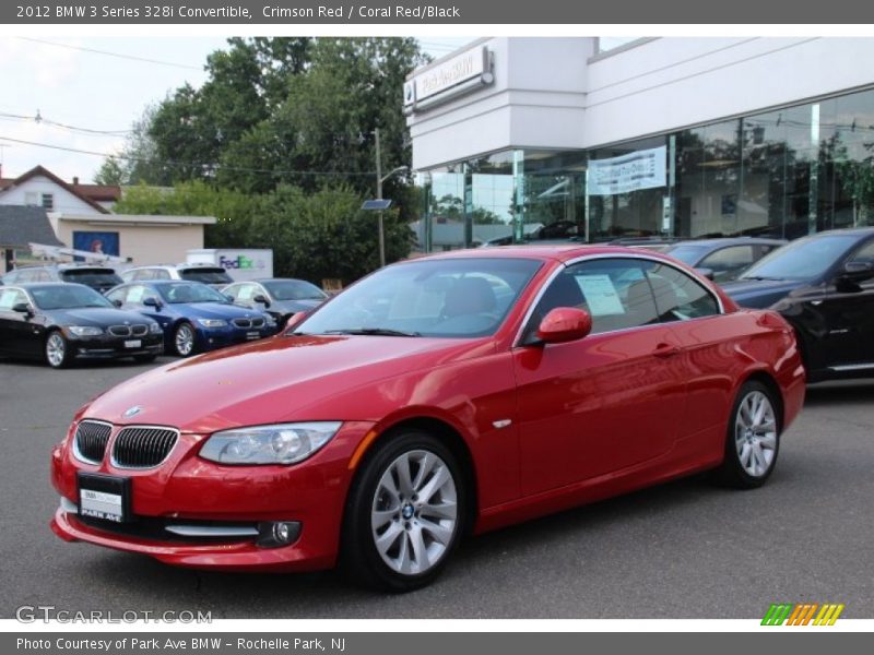 Crimson Red / Coral Red/Black 2012 BMW 3 Series 328i Convertible