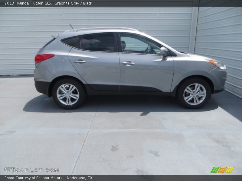 Graphite Gray / Black 2013 Hyundai Tucson GLS