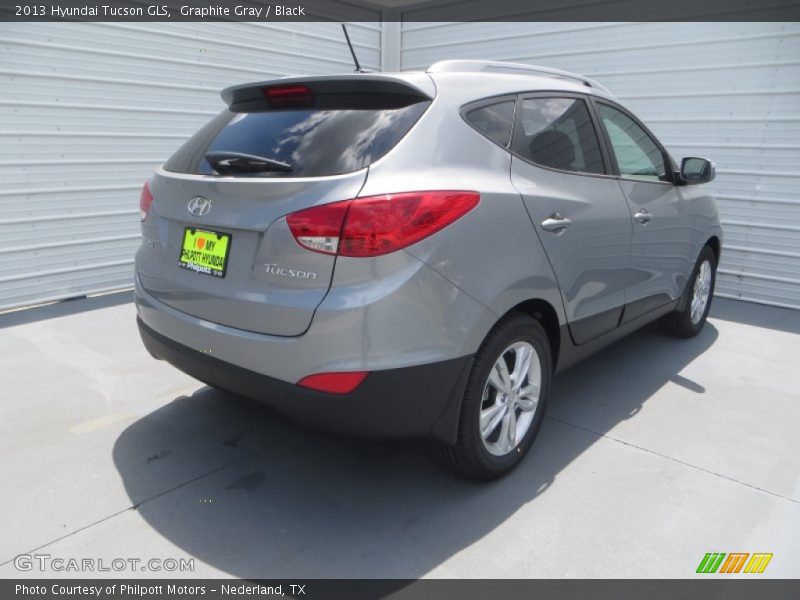 Graphite Gray / Black 2013 Hyundai Tucson GLS