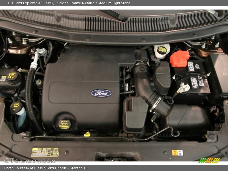 Golden Bronze Metallic / Medium Light Stone 2011 Ford Explorer XLT 4WD