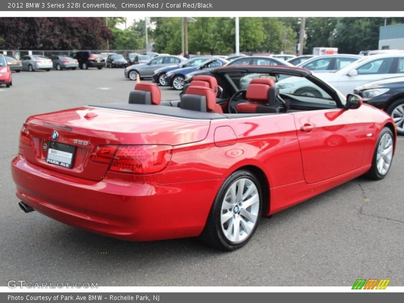 Crimson Red / Coral Red/Black 2012 BMW 3 Series 328i Convertible