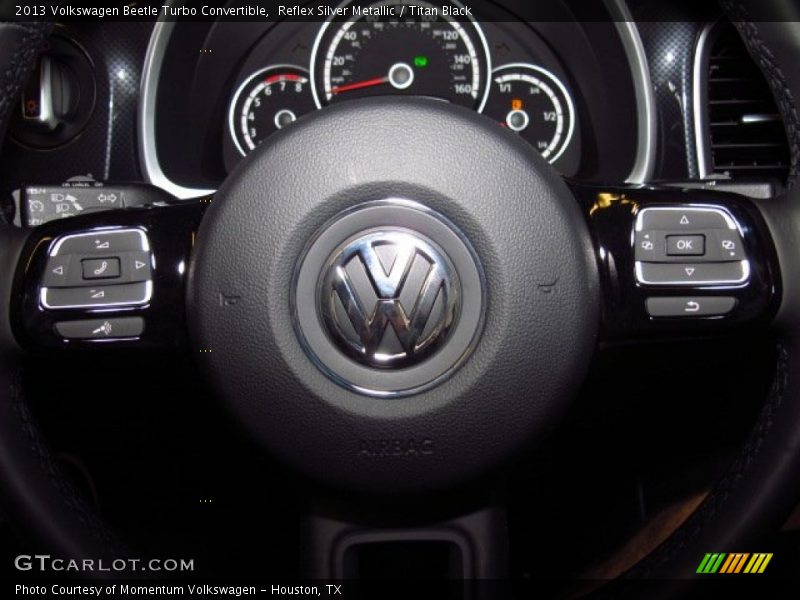 Reflex Silver Metallic / Titan Black 2013 Volkswagen Beetle Turbo Convertible