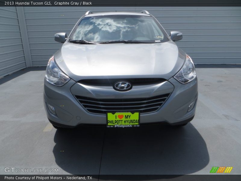 Graphite Gray / Black 2013 Hyundai Tucson GLS