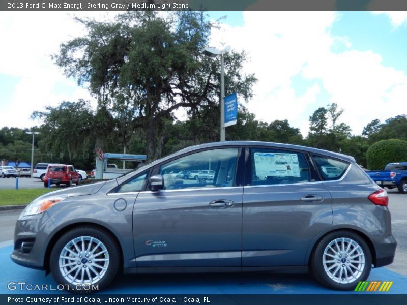 Sterling Gray / Medium Light Stone 2013 Ford C-Max Energi