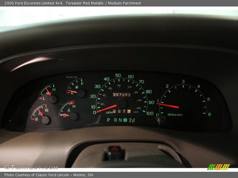 Toreador Red Metallic / Medium Parchment 2000 Ford Excursion Limited 4x4