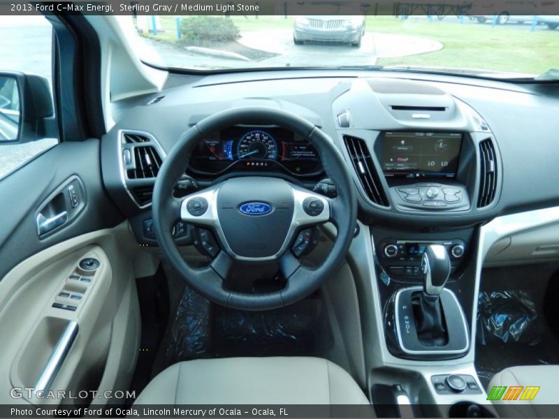 Sterling Gray / Medium Light Stone 2013 Ford C-Max Energi