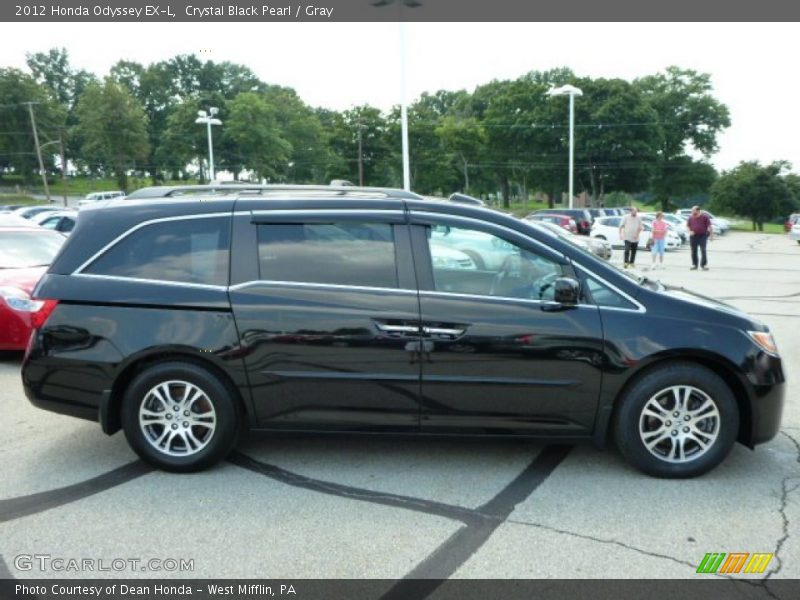 Crystal Black Pearl / Gray 2012 Honda Odyssey EX-L