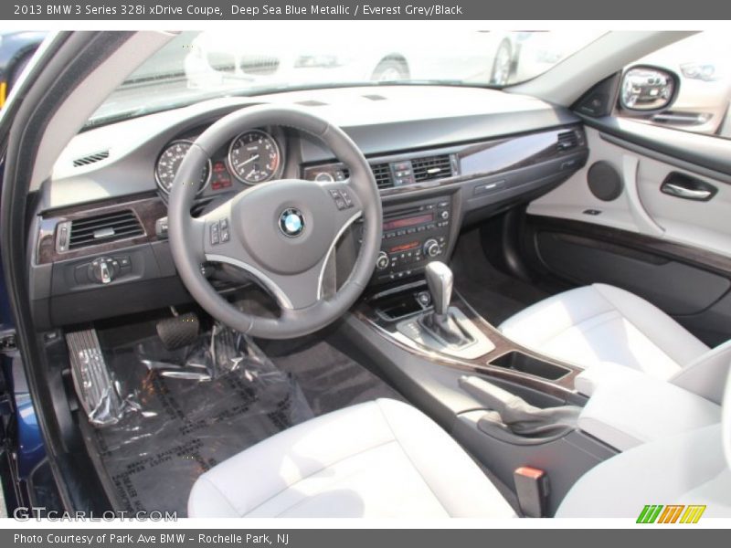 Deep Sea Blue Metallic / Everest Grey/Black 2013 BMW 3 Series 328i xDrive Coupe