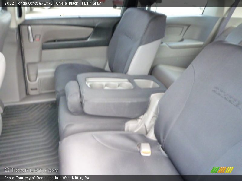 Crystal Black Pearl / Gray 2012 Honda Odyssey EX-L
