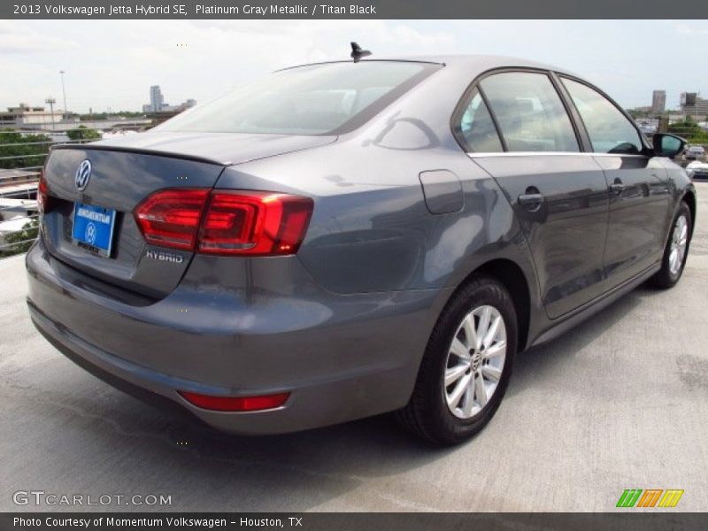 Platinum Gray Metallic / Titan Black 2013 Volkswagen Jetta Hybrid SE
