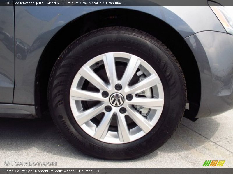 Platinum Gray Metallic / Titan Black 2013 Volkswagen Jetta Hybrid SE