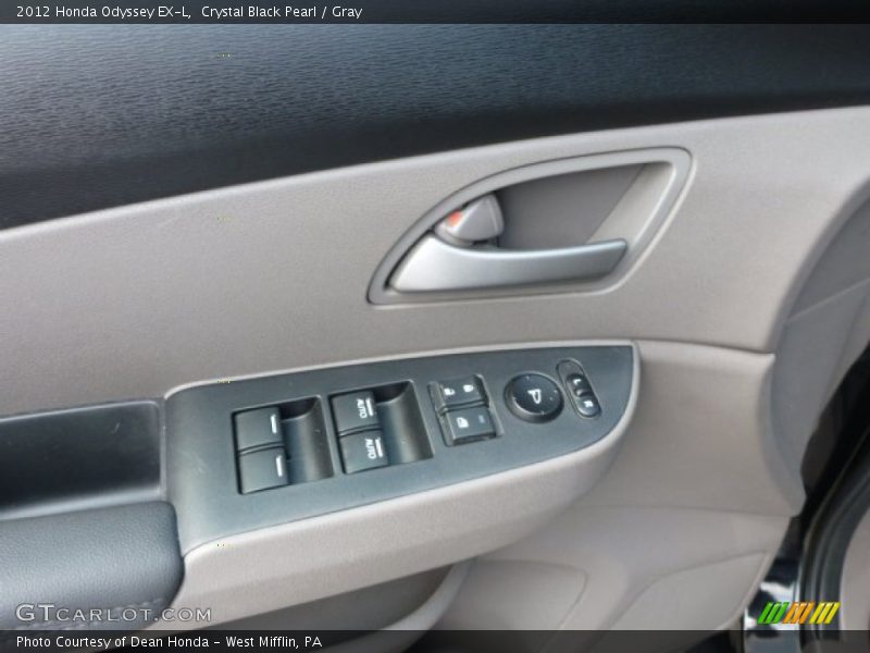 Crystal Black Pearl / Gray 2012 Honda Odyssey EX-L