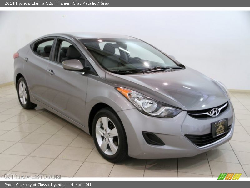 Titanium Gray Metallic / Gray 2011 Hyundai Elantra GLS