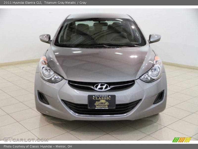 Titanium Gray Metallic / Gray 2011 Hyundai Elantra GLS