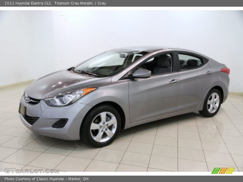 Titanium Gray Metallic / Gray 2011 Hyundai Elantra GLS
