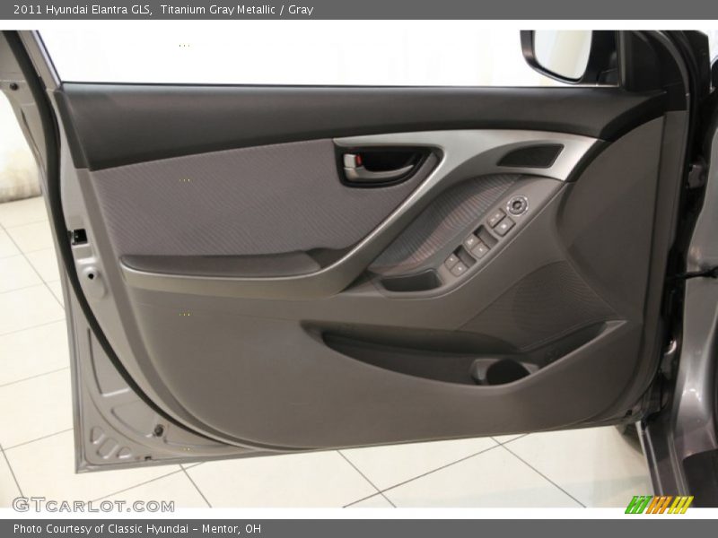 Titanium Gray Metallic / Gray 2011 Hyundai Elantra GLS