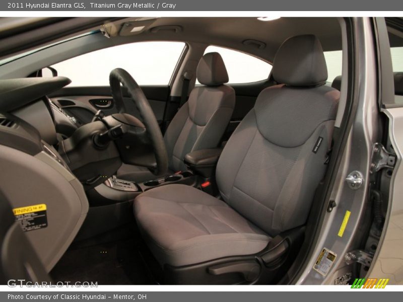 Titanium Gray Metallic / Gray 2011 Hyundai Elantra GLS