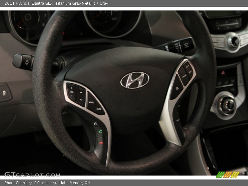 Titanium Gray Metallic / Gray 2011 Hyundai Elantra GLS