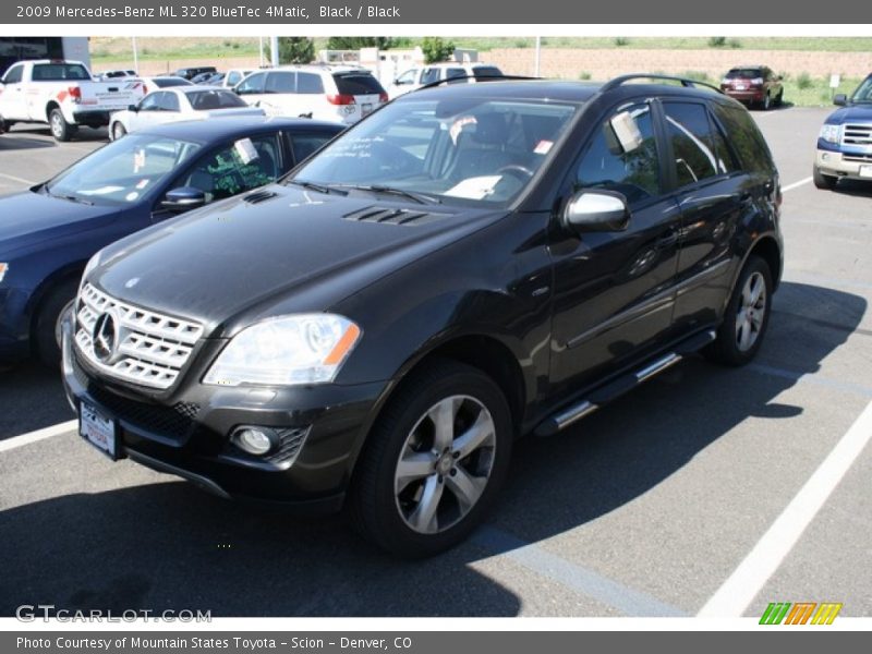 Black / Black 2009 Mercedes-Benz ML 320 BlueTec 4Matic