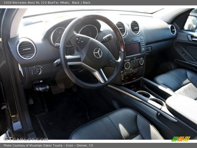 Black / Black 2009 Mercedes-Benz ML 320 BlueTec 4Matic